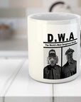 Taza personalizada para 2 mascotas 'DWA (Doggos with Attitude)'