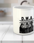 Taza personalizada con 3 mascotas 'DWA (Doggos With Attitude)'