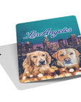 'Doggos of Los Angeles' Naipes personalizados para 2 mascotas