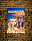 Póster Mascota personalizada 'Doggos Of Chicago'