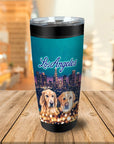 Vaso personalizado para 2 mascotas 'Doggos of Los Angeles'