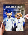 Rompecabezas personalizado de 2 mascotas 'England Doggos'