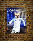 Póster Mascota personalizada 'England Doggos Soccer'