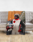 Manta personalizada para mascotas 'F1-Paw'