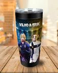 Vaso personalizado para 2 mascotas 'Finland Doggos'