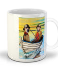 Taza Personalizada 2 Mascotas 'Los Pescadores'