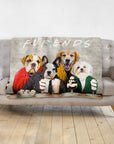 Manta personalizada para 4 mascotas 'Furends' 