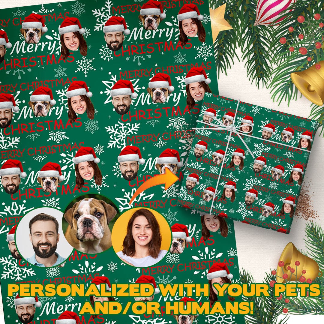 Papel de regalo personalizado Doggovinci (Reino Unido) 