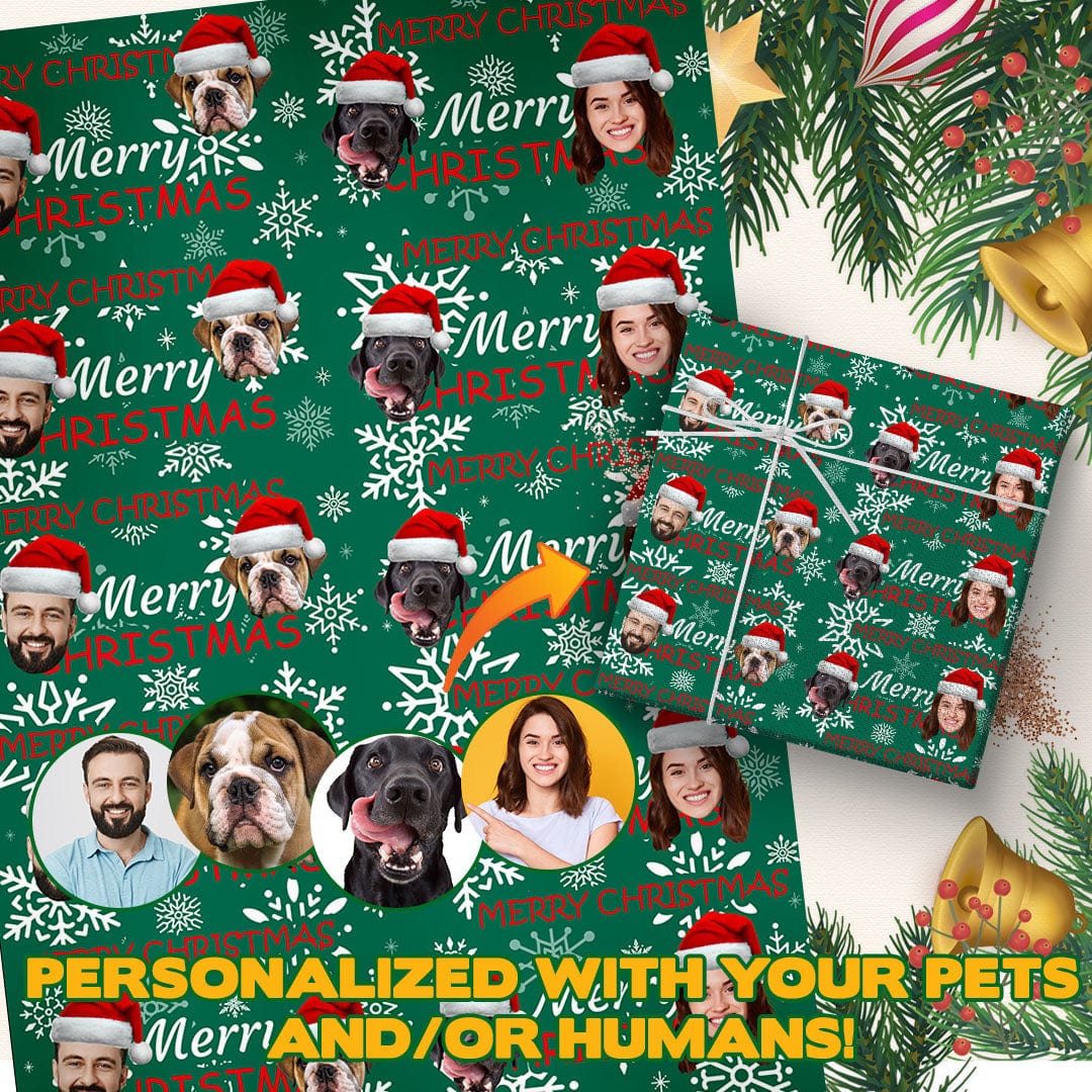 Papel de regalo personalizado Doggovinci (Reino Unido) 