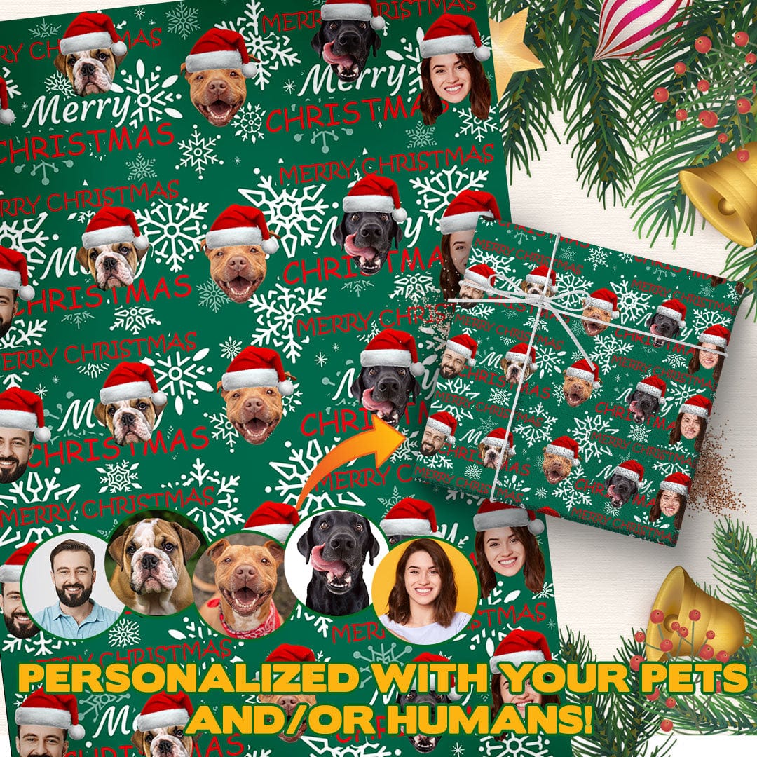 Papel de regalo personalizado Doggovinci (Reino Unido) 