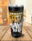 Vaso personalizado para 2 mascotas 'Perritos de Alemania'