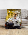 Manta personalizada para mascotas 'Alemania Doggos Soccer'