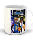 Taza personalizada para 2 mascotas 'Golden State Doggos'