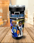 Vaso personalizado para 2 mascotas 'Golden State Doggos'