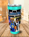 Vaso personalizado para 2 mascotas 'Golden State Doggos'