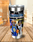 Vaso personalizado para 2 mascotas 'Golden State Doggos'