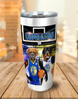 Vaso personalizado para 2 mascotas 'Golden State Doggos'