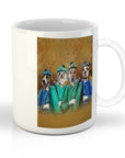 Taza personalizada con 4 mascotas 'Los Golfistas'