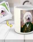 Taza Personalizada para Mascotas 'El Almirante Verde'