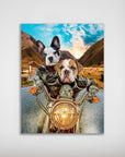 Póster personalizado con 2 mascotas 'Harley Wooferson'