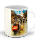 Taza personalizada con 2 mascotas 'Harley Wooferson'