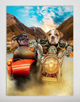 Póster personalizado con 2 mascotas 'Harley Wooferson'