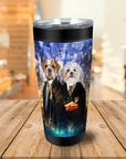 Vaso personalizado para 2 mascotas 'Harry Doggers 2'