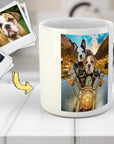 Taza personalizada con 2 mascotas 'Harley Wooferson'