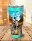 Vaso personalizado para 2 mascotas Harley Wooferson