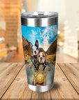 Vaso personalizado para 2 mascotas Harley Wooferson