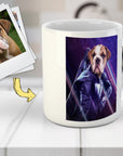 Taza personalizada para mascota 'Hawkeye Doggo'