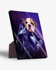 Lienzo personalizado para mascotas 'Hawkeye Doggo'