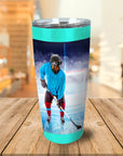 Vaso personalizado 'El jugador de hockey'