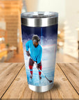 Vaso personalizado 'El jugador de hockey'