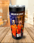 Vaso personalizado para 2 mascotas 'Holland Doggos'