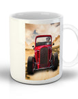 Taza personalizada para mascotas 'The Hot Rod'