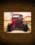 Póster personalizado para mascotas 'The Hot Rod'