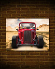 Póster personalizado con 2 mascotas 'The Hot Rod'