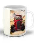 Taza personalizada con 3 mascotas 'The Hot Rod'