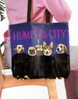 Bolsa de mano personalizada para 4 mascotas 'Humps in the City'