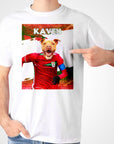 Camiseta personalizada para mascotas 'Iran Doggos Soccer' 