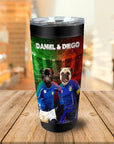 Vaso personalizado para 2 mascotas 'Italy Doggos'