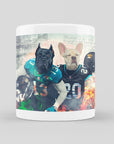 Taza personalizada para 2 mascotas 'Jacksonville Doggos'