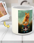 Taza personalizada para mascotas 'Jurassic Meow'