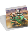 'Kawadawgi Riders' Naipes personalizados para 2 mascotas