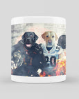 Taza personalizada para 2 mascotas 'Las Vegas Doggos'