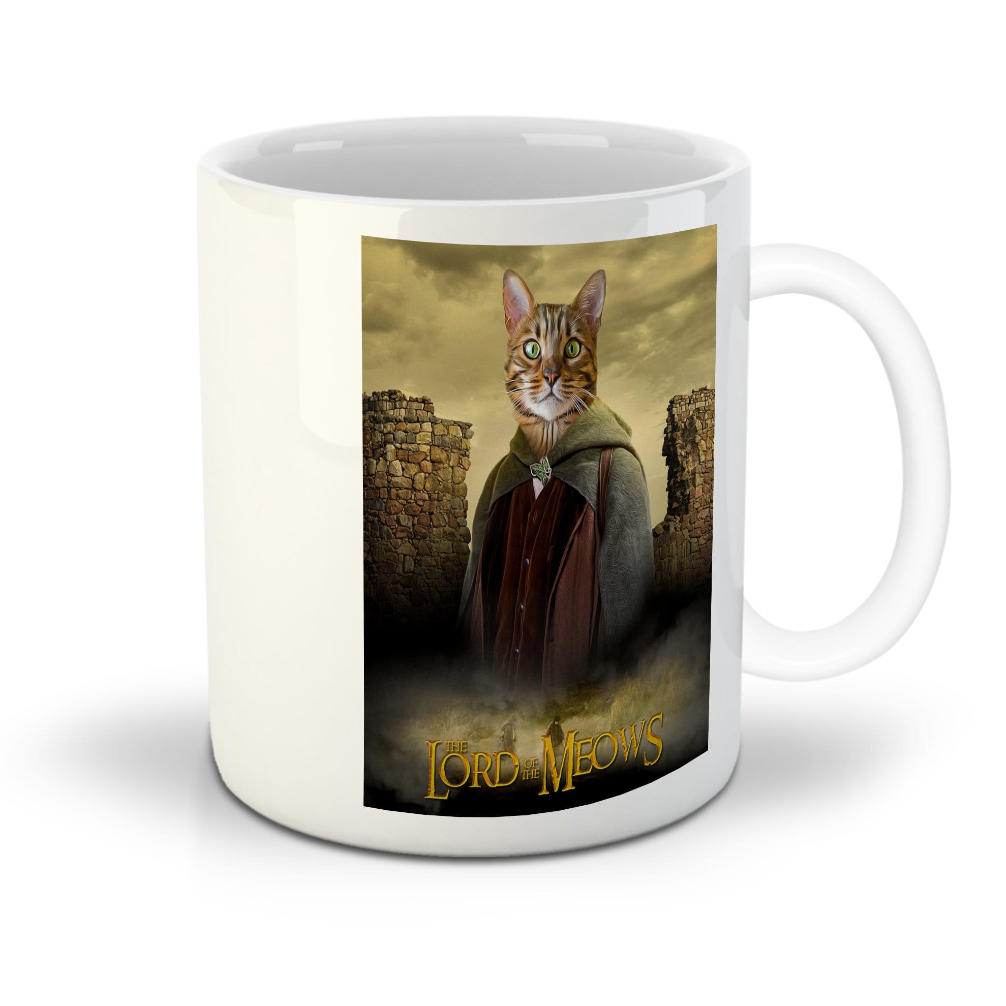 Taza personalizada para mascotas &#39;El señor de los maullidos&#39;