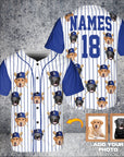 Camiseta de béisbol personalizada de Los Angeles Doggers