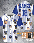 Camiseta de béisbol personalizada de Los Angeles Doggers