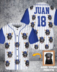 Camiseta de béisbol personalizada de Los Angeles Doggers